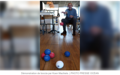 Article Presse Océan : Téléthon et Boccia