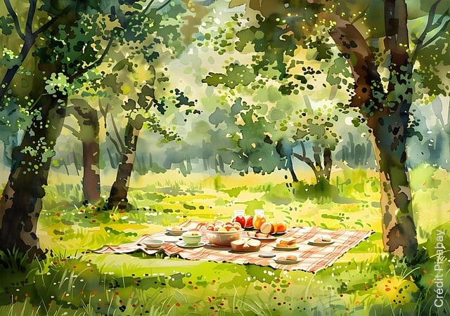 Déjeuner sur l'herbe Pique Nique du trait d'union