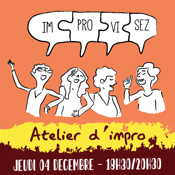 atelier improvisation au trait d'Union, tiers-lieu de Sautron (44, Nantes)