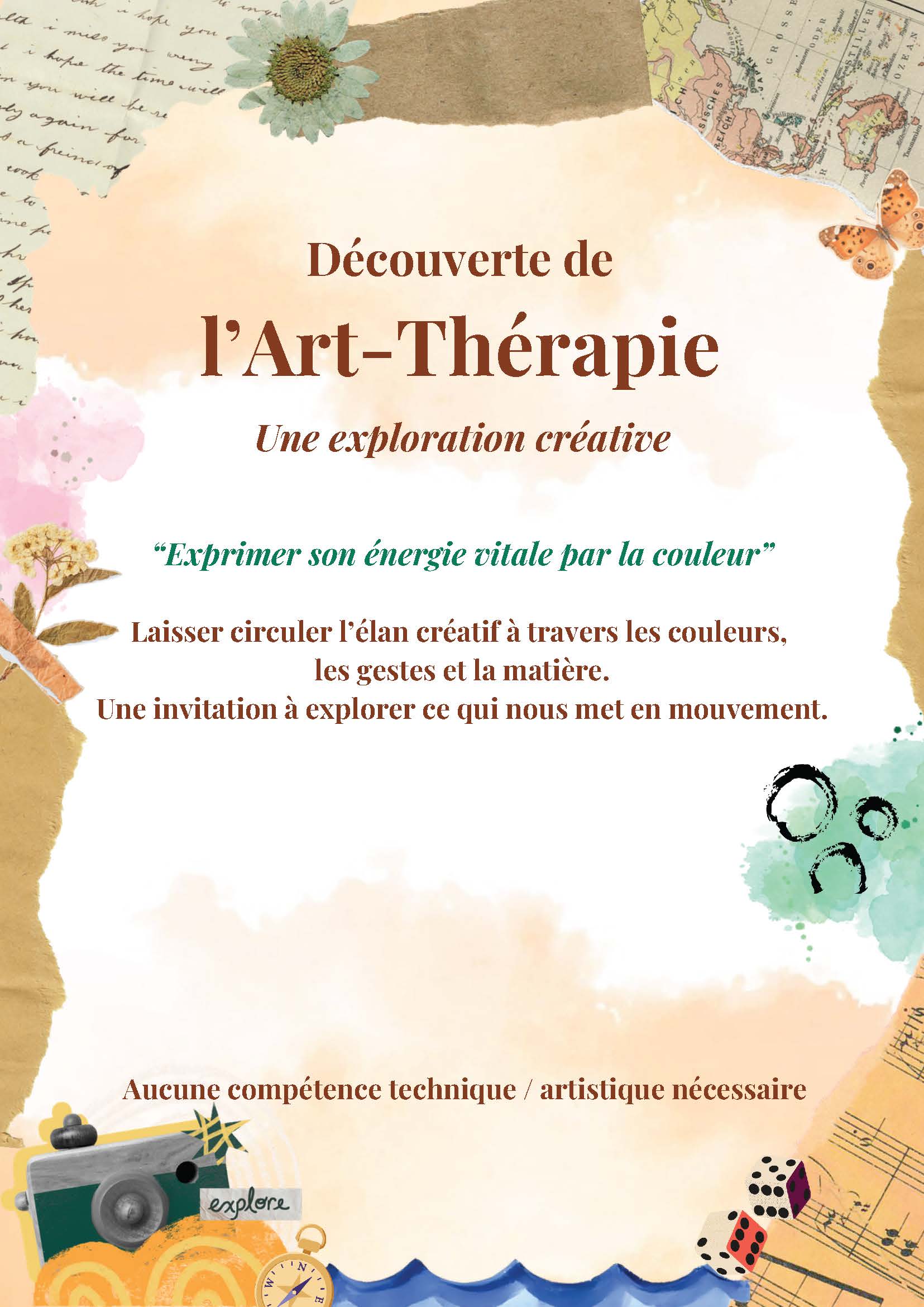 Atelier d'art thérapie le 21 mai à Sautron