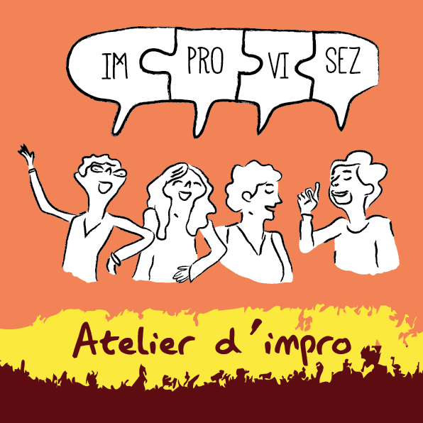 Atelier improvisation théâtrale au tiers-lieu de Sautron